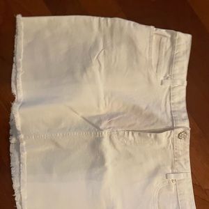 Lilly Pulitzer white denim skirt